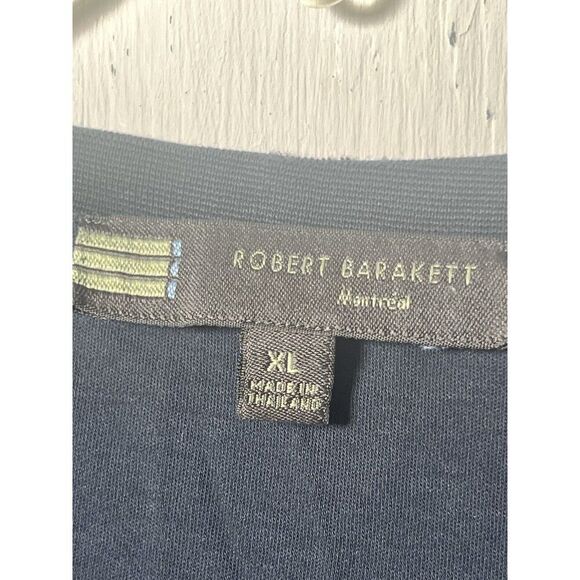 Robert Barakett T-Shirt Men XL Short Sleeve Casual Pima Montreal Blue - Picture 4 of 5